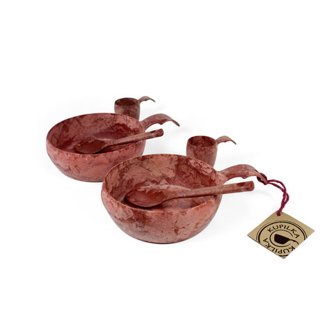 Kupilka START THE DAY Set cranberry red