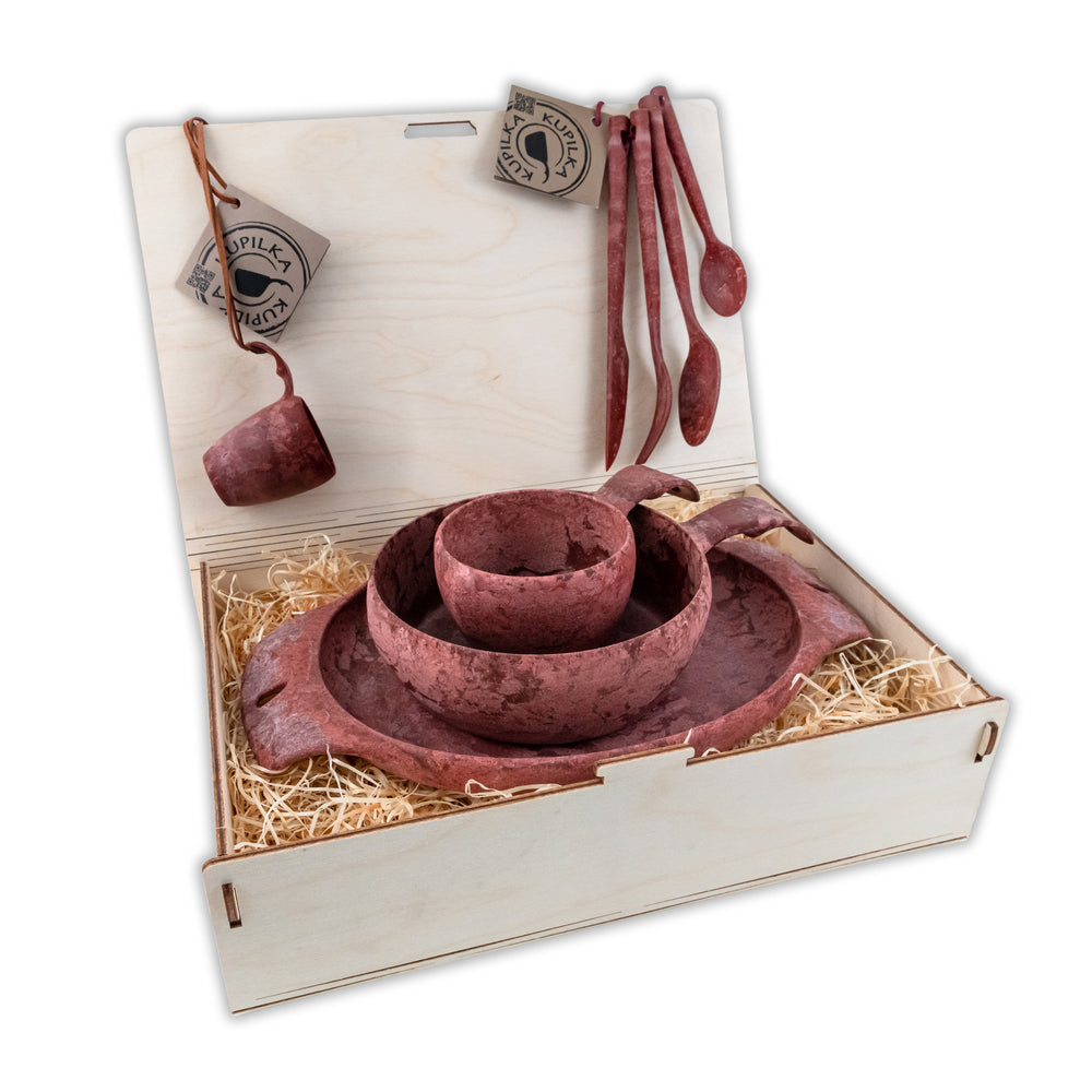 Kupilka Premium Gift Set cranberry red