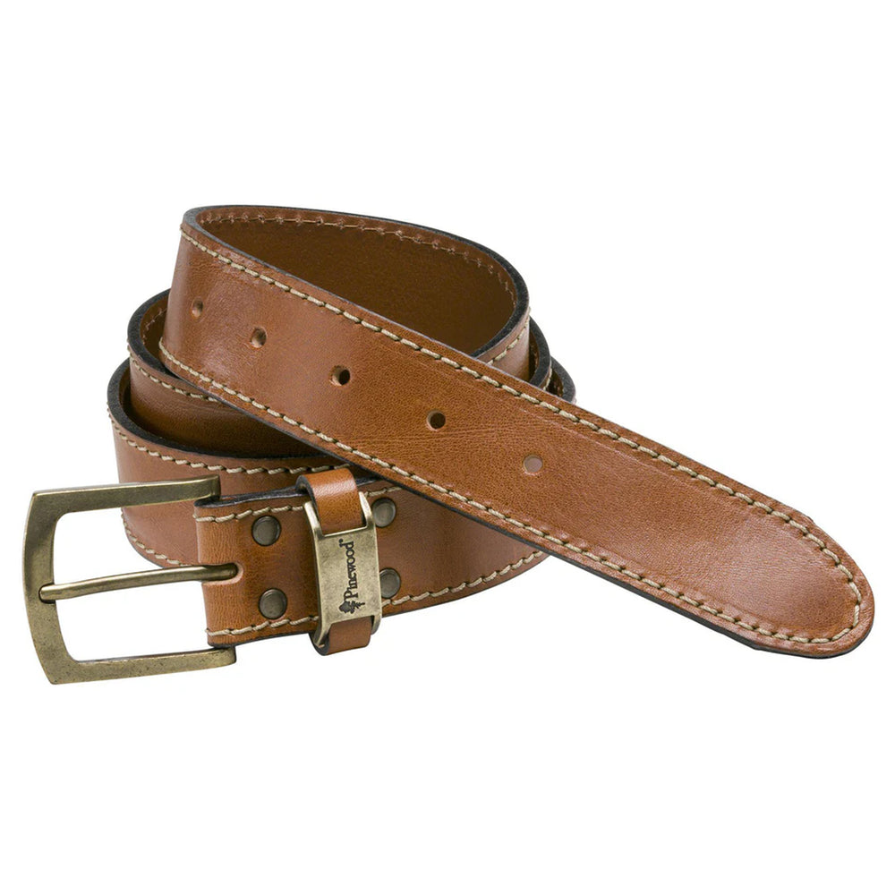 Pinewood Prestwick leather belt 35mm brown