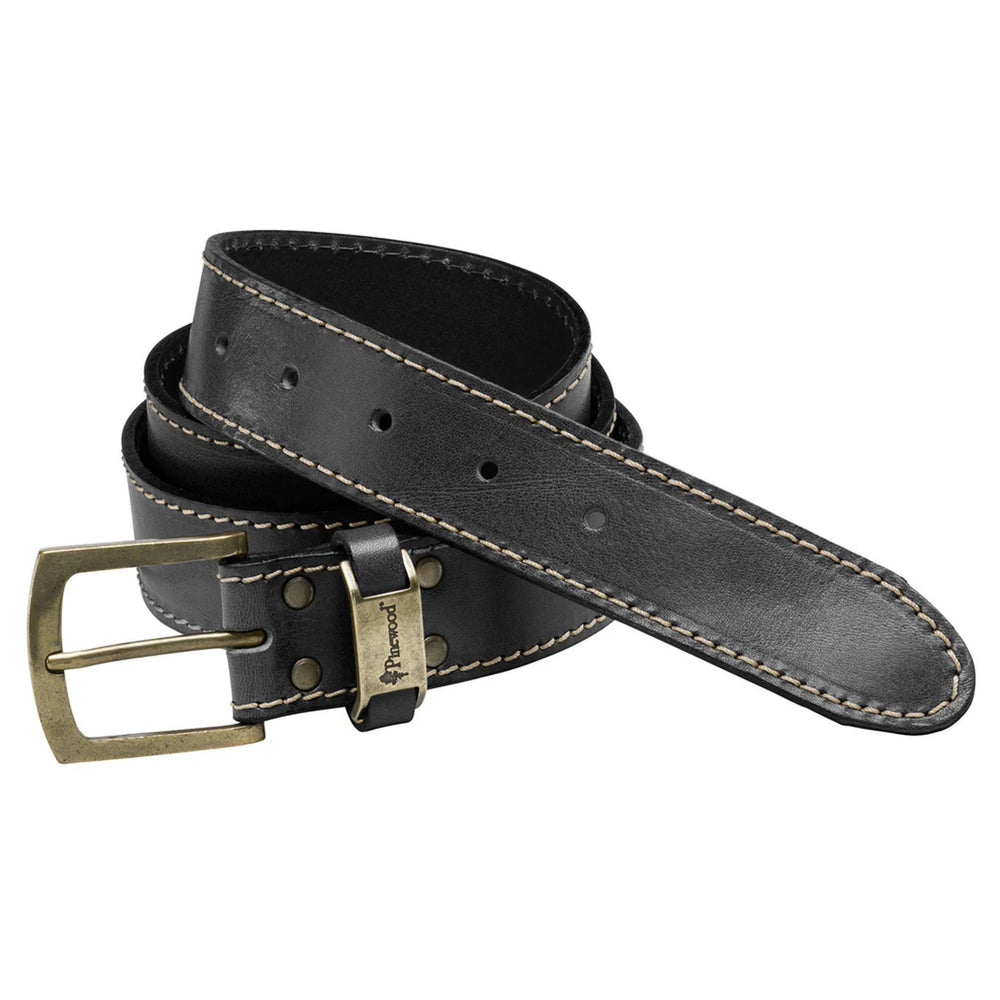 Pinewood Prestwick leather belt 35mm black
