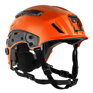 Team Wendy EXFIL SAR Tactical Helmet mit Rail orange mit Brillenhalterung