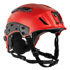 Team Wendy EXFIL SAR Tactical Helmet mit Rail red und Brillenhalterung