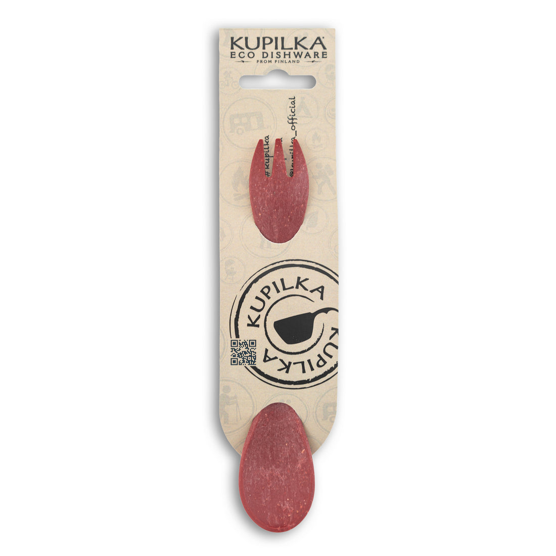 Kupilka Spork 165 Junior cranberry red