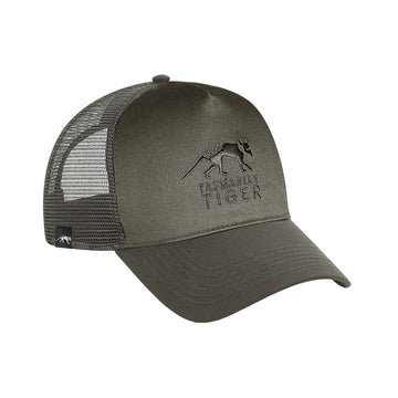 Tasmanian Tiger TT Logo Trucker Base Cap stone grey olive