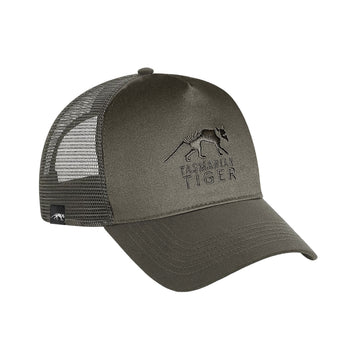 Tasmanian Tiger TT Logo Trucker Base Cap stone grey olive