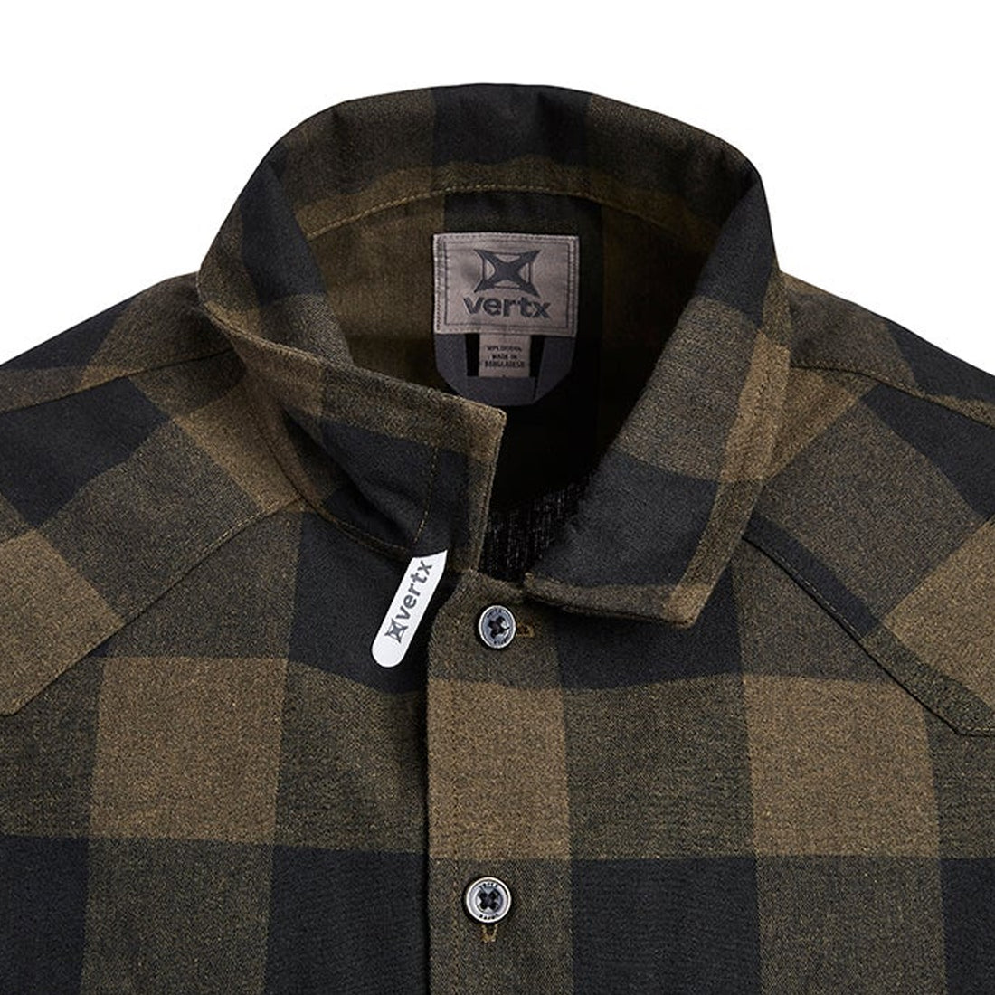 Vertx Canyon Valley Flannel Shirt marshland plaid