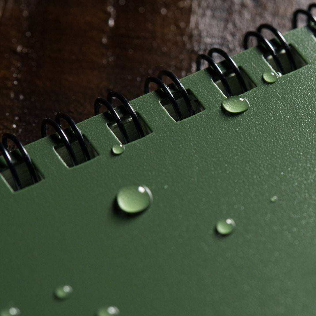 Rite in the Rain Top Spiral Notebook 4" x 6" oliv