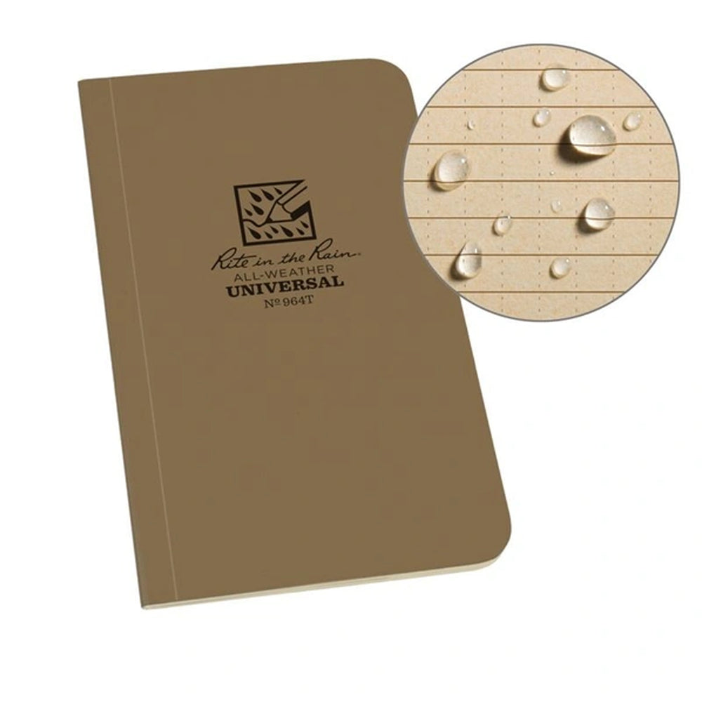 Rite in the Rain Tactical Soft Cover Book 3.5" x 6" tan