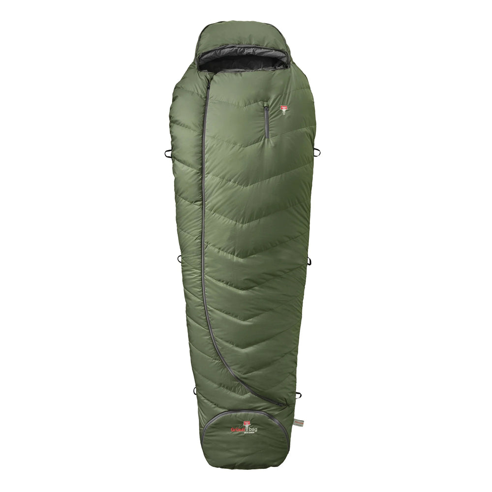 Grüezi Bag Biopod Wolle Survival Schlafsack greenery
