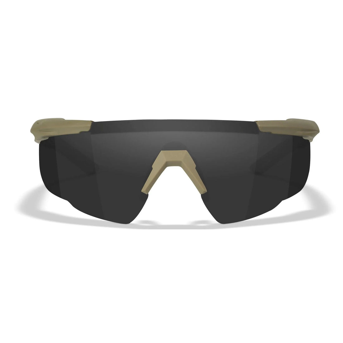 Wiley X SABER ADVANCED Schutzbrille tan - grey/clear/orange