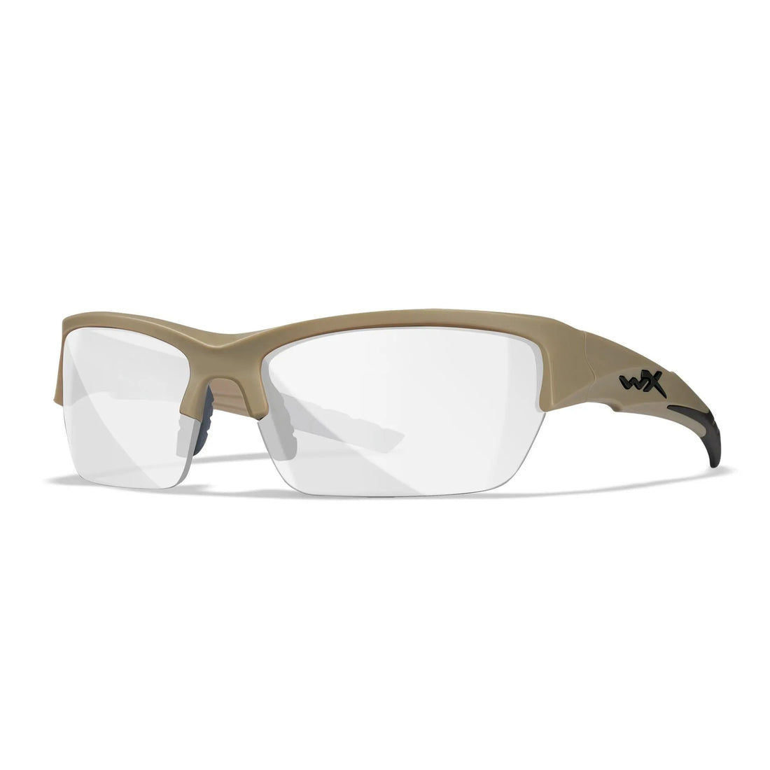 Wiley X Valor Tan Schutzbrille Grey/Clear/Light Rust
