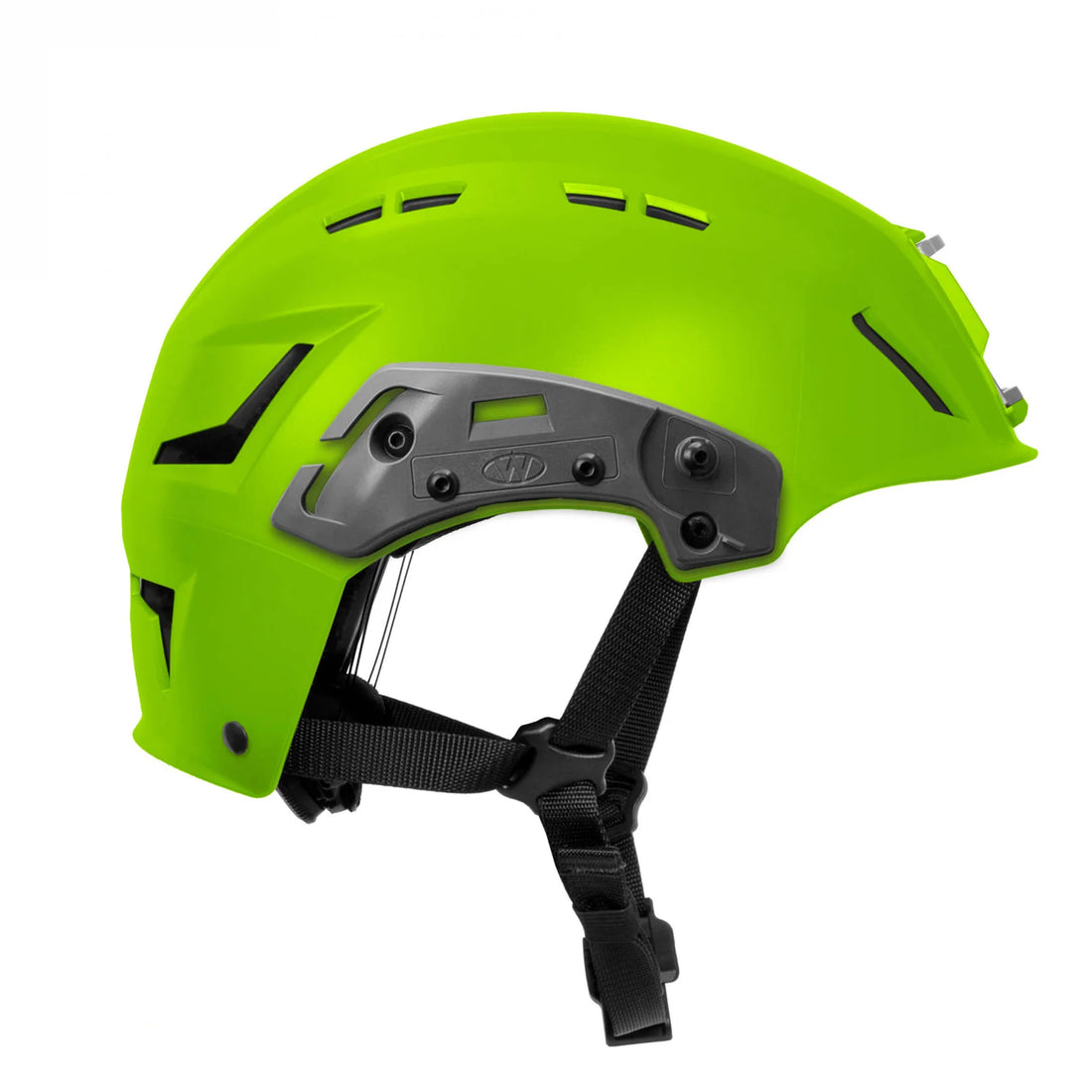 Team Wendy EXFIL SAR Backcountry Helmet with Rail high-viz green