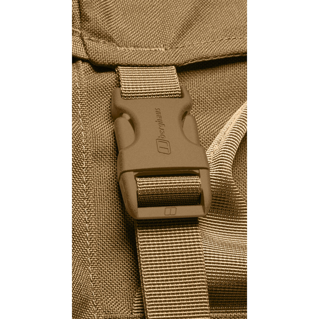 Berghaus Berg Buckle 25mm Steckschnalle (2 pcs) earth brown
