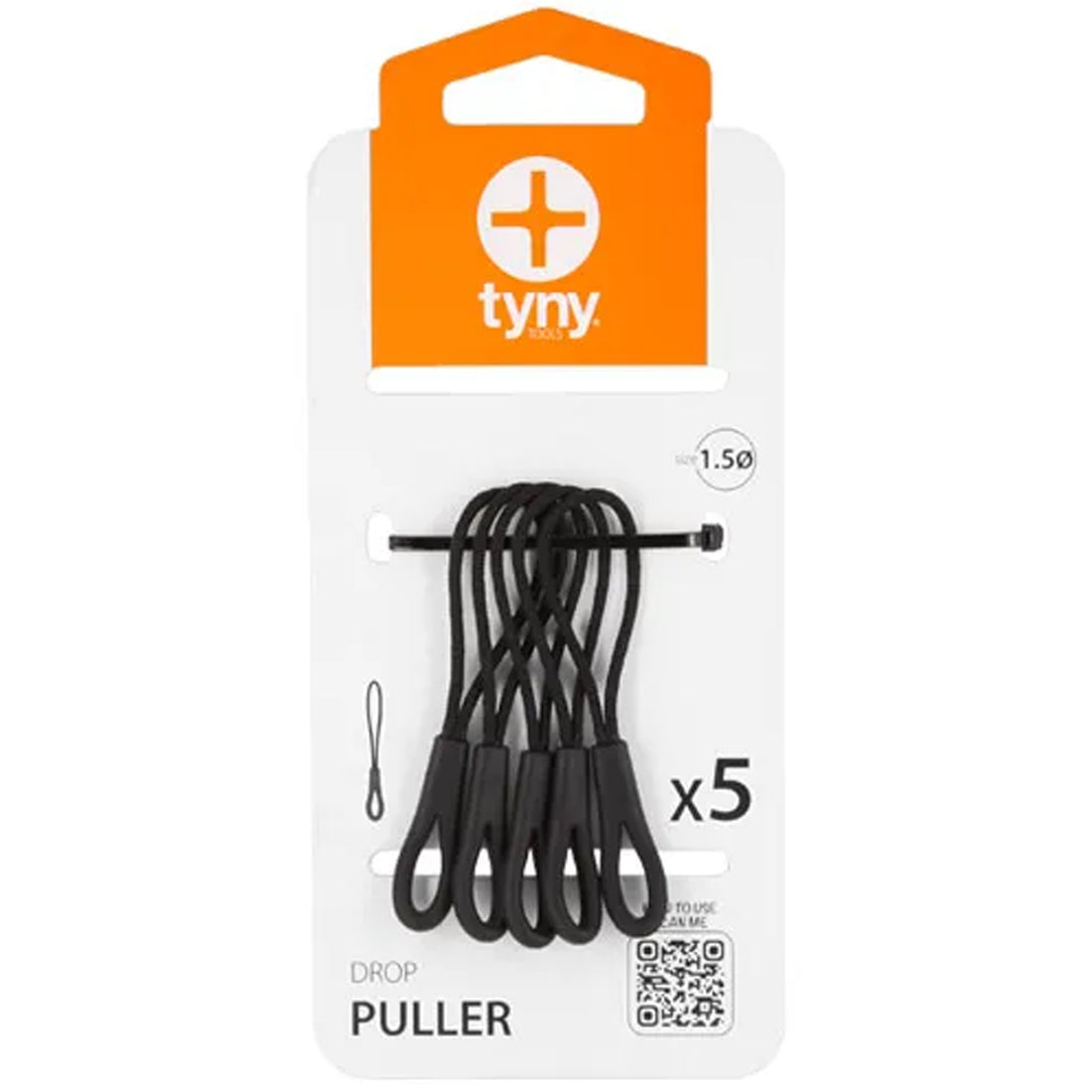 Tyny Tools Drop Puller Reißverschlussverlängerung (5pcs) black
