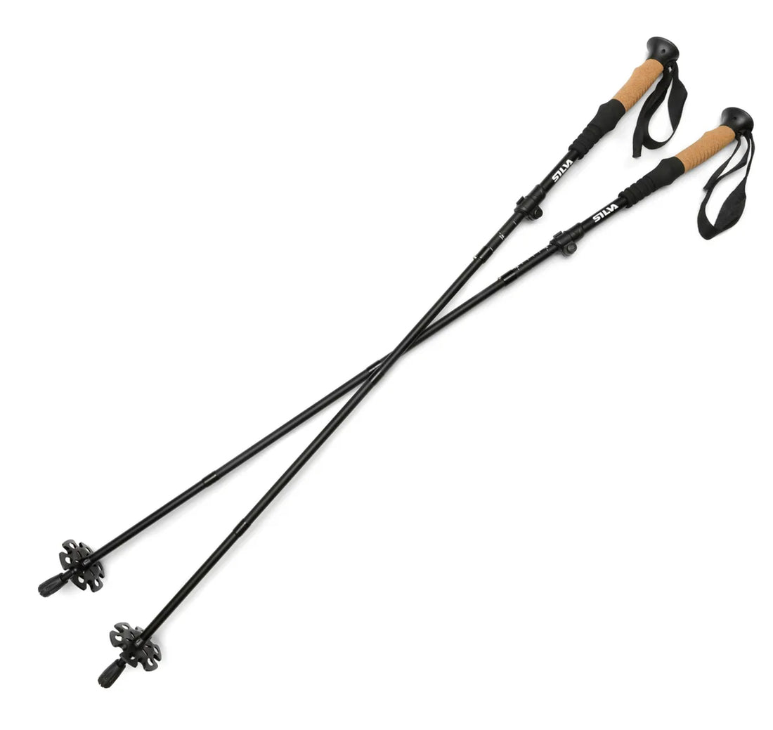 SILVA Trekkingstöcke Aluminium Z-fold black