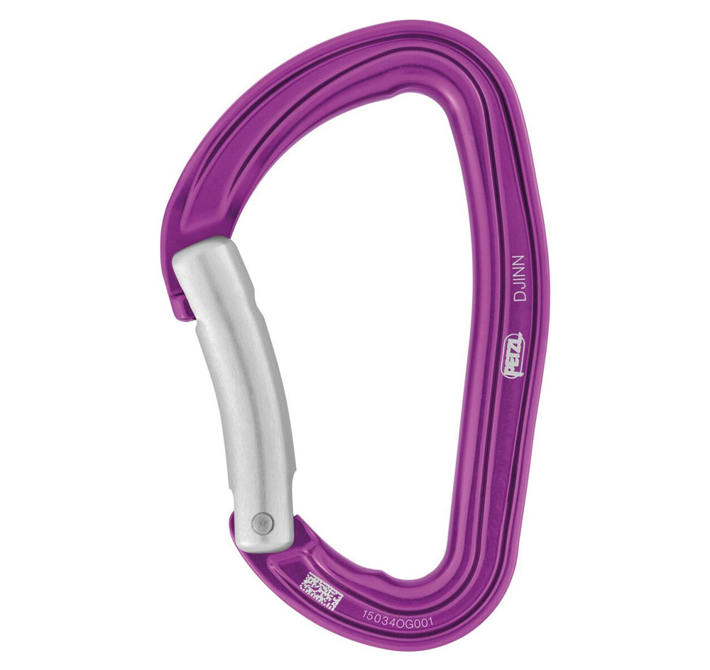 Petzl DJINN Karabiner zum Felsklettern violet