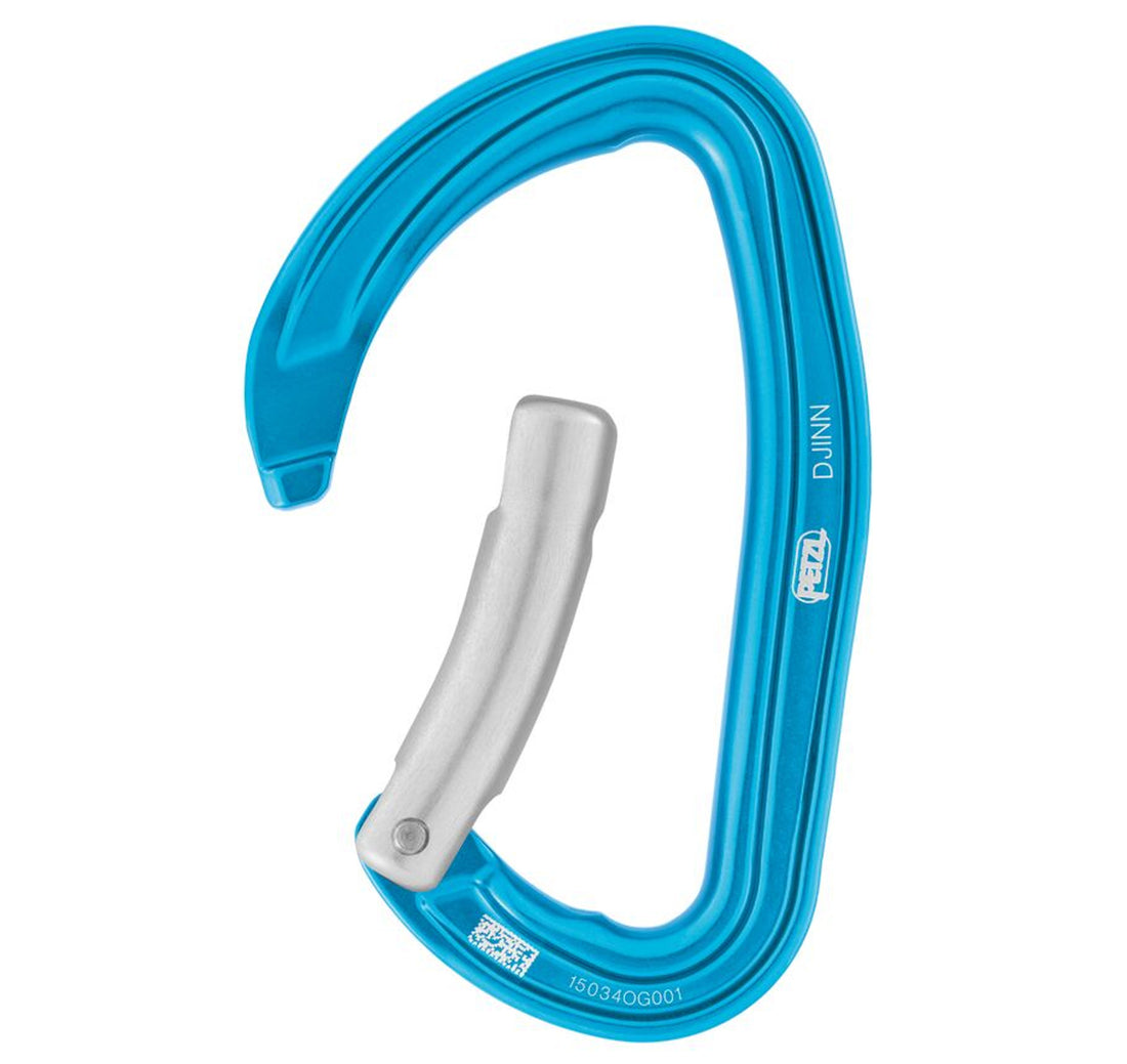 Petzl DJINN Karabiner zum Felsklettern turquoise