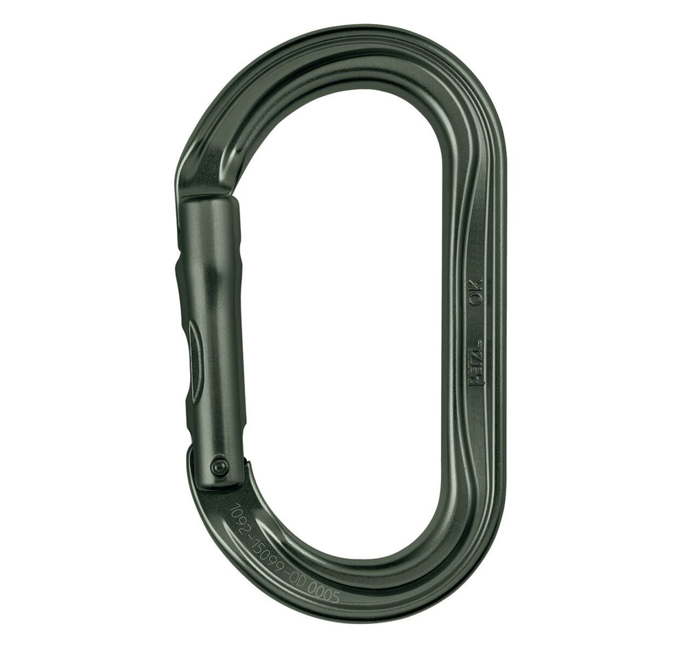 Petzl OK Ovalkarabiner grün