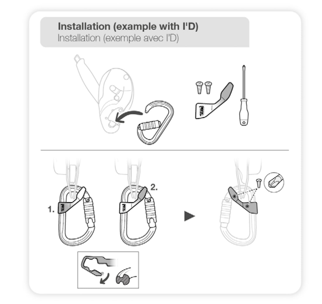 Petzl CAPTIV Positionierungsbügel für Karabiner