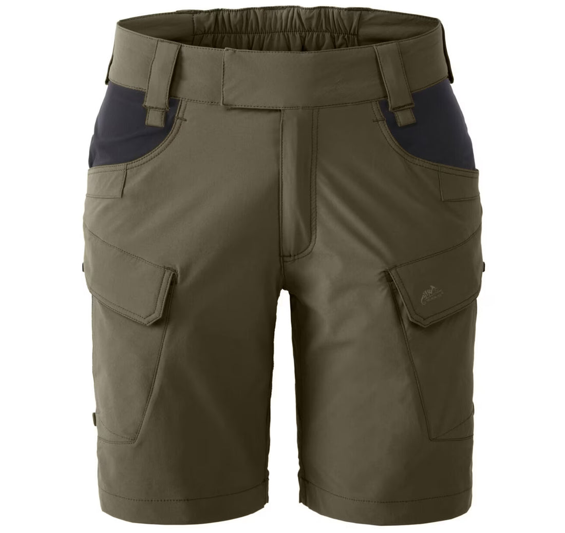 Helikon-Tex Womens OTP 8,5 Shorts taiga green/ black