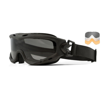 Wiley X SPEAR Goggle-Schutzbrille black - grey/clear/orange