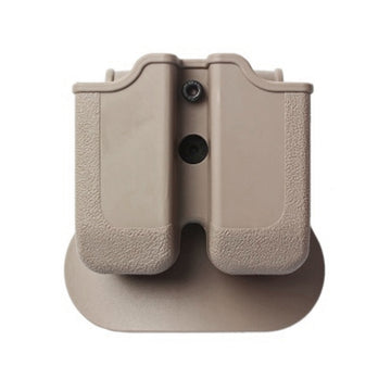 IMI Defense Double Magazine Pouch with Paddle tan