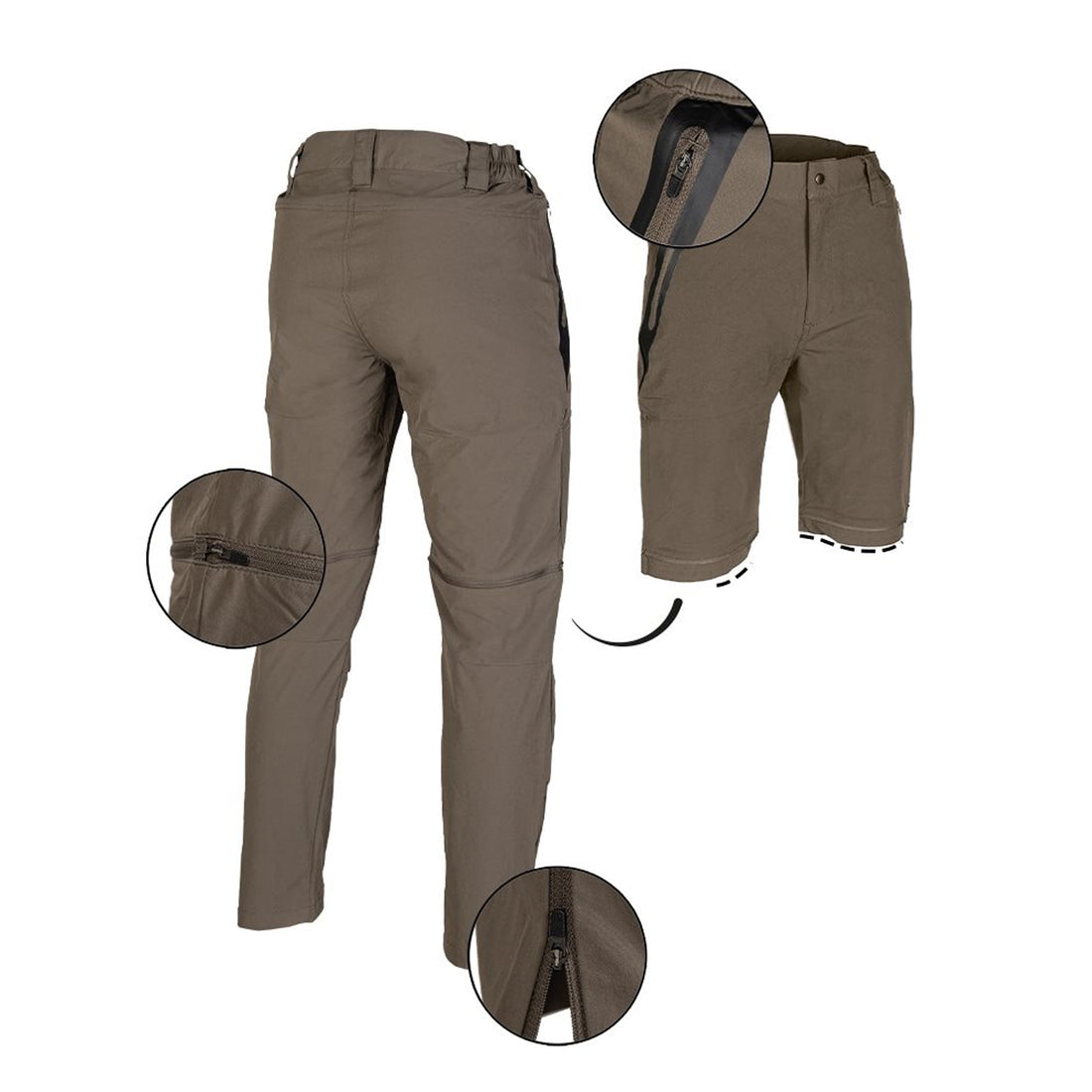 Mil-Tec Zip-Off Hose Performance ranger green