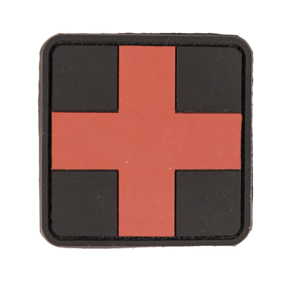 Mil-Tec 3D Rubber Medic Patch First Aid schwarz