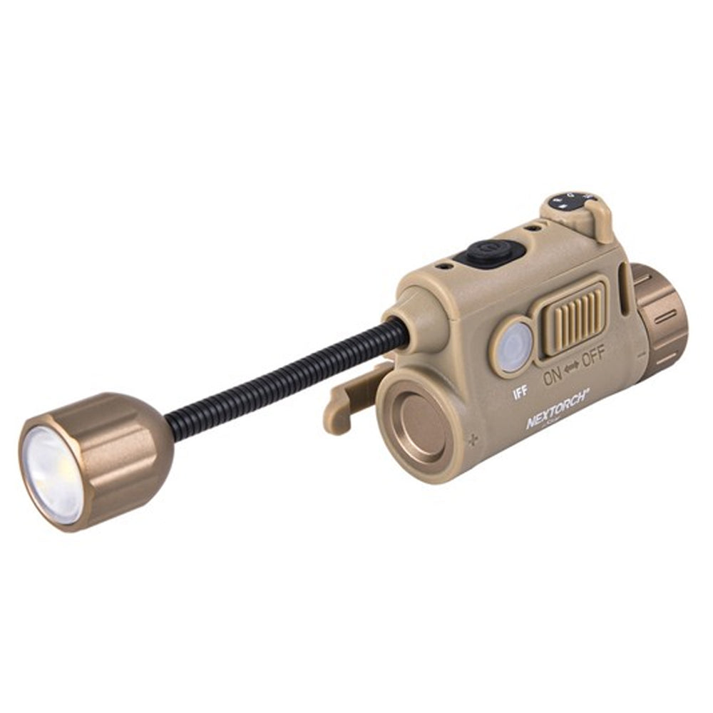 Nextorch rStar Helmlampe Weiß/Rot/Grün/IR sand