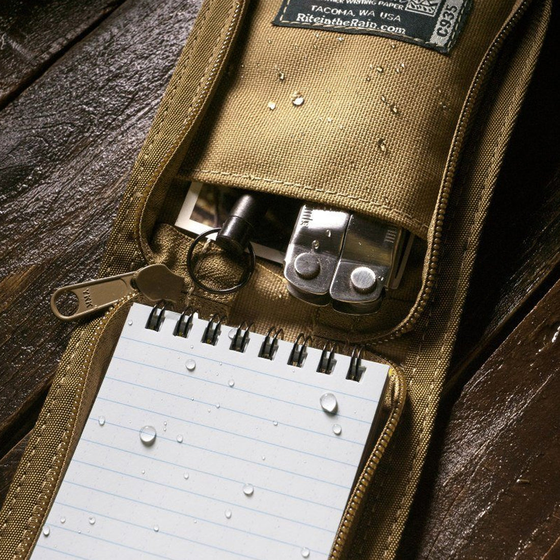 Rite in the Rain Top Bound Notebook Cover 4" x 6" coyote