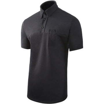 Core Flex Mens Short Sleeve Hybrid Patrol Shirt LAPD Navy