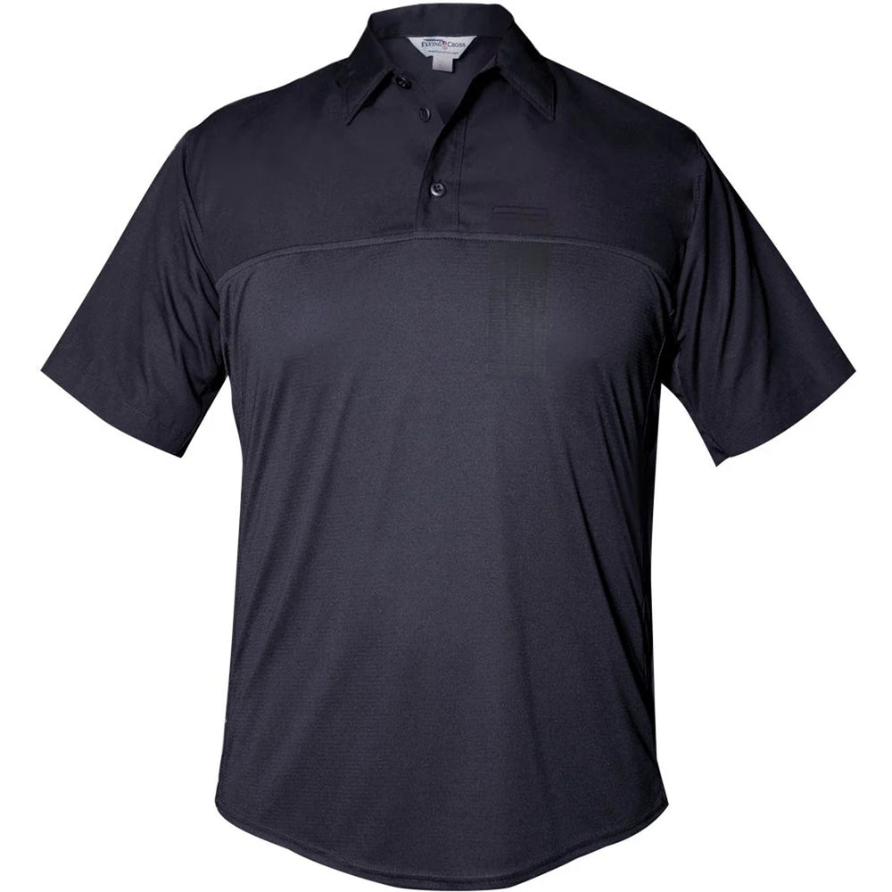 FX Flex Mens Short Sleeve Hybrid Shirt LAPD Navy