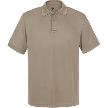 Mens Short Sleeve Impact Polo Shirt 2.0 silver tan
