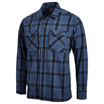 Vertx Canyon River Flannel Shirt blue ridge plaid