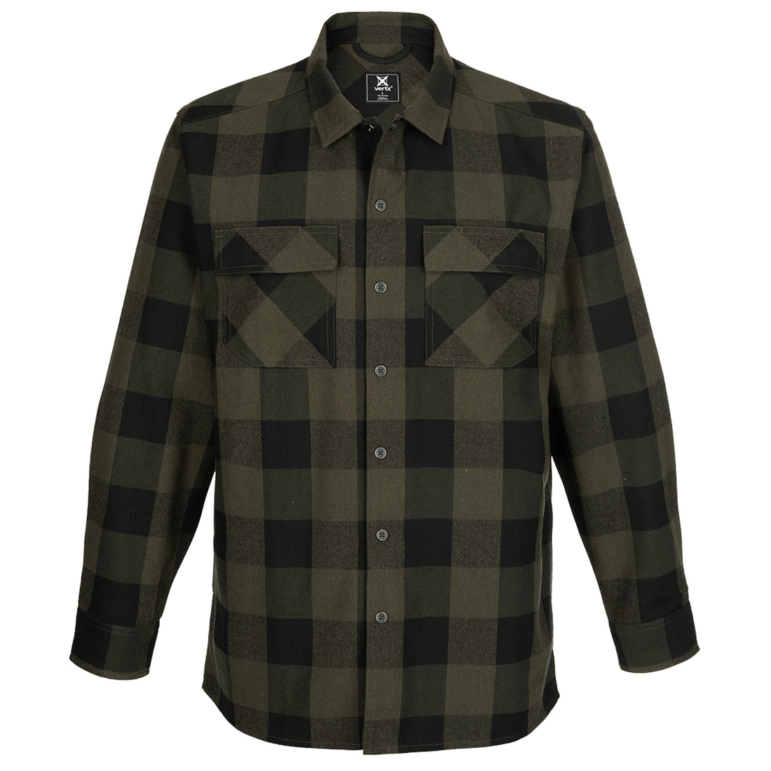 Vertx Last Line of Defense Stretch Tactical Flannel Shirt marshland plaid
