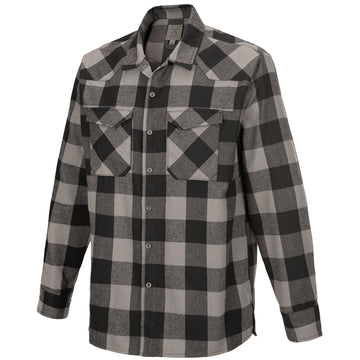 Vertx Canyon Valley Flannel Shirt marshland grey plaid