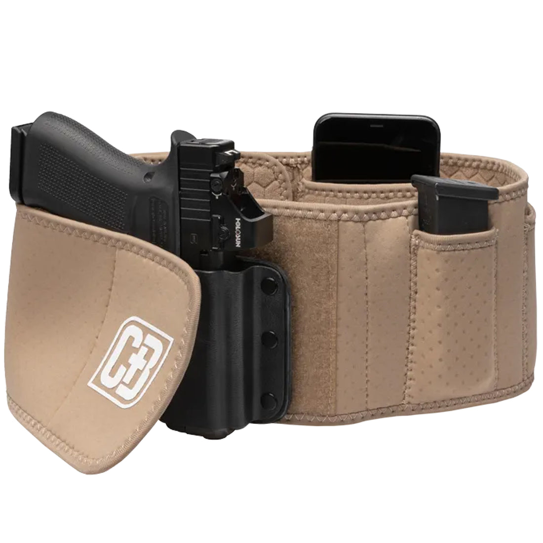 CrossBreed Modular Belly Band 2.0 Kummerbund tan