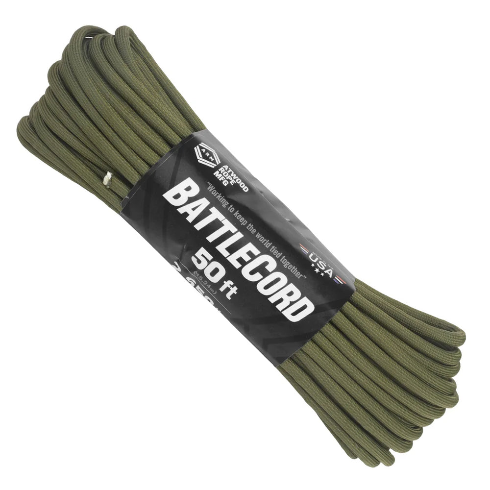 Atwood Rope 5,6mm BattleCord Seil 15m oliv